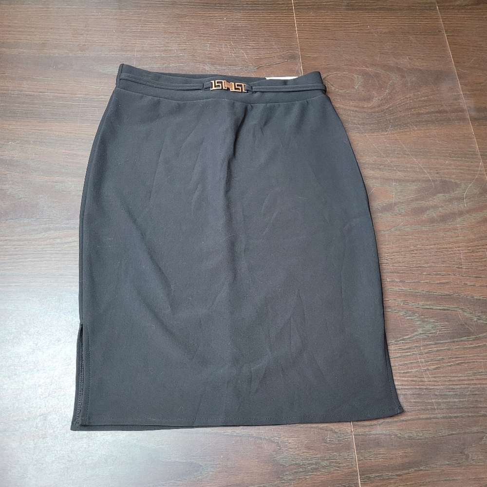 Classic Concepts Black Mini Pencil Skirt Casual - Picture 2 of 8